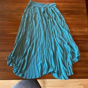 O'Neill Turquoise Marnie Solid Maxi Skirt